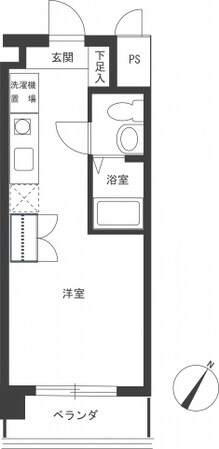 レジディア比治山公園の物件間取画像